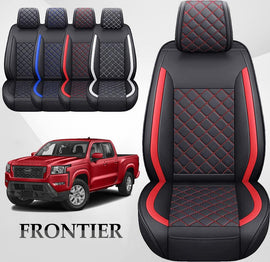 Custom Fit Leather Car Seat Covers Full Set For Nissan Frontier (2005-2025)