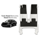 Special for Tesla Model 3 and Model Y 360° Aviation Soft Package Full Wrap All-Weather Leather Floor Mat