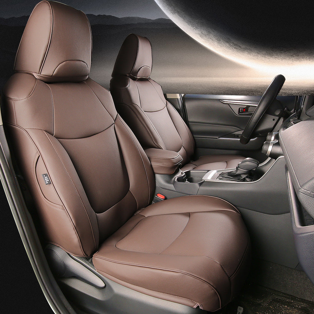Custom Leather Seat Covers Full Set for Toyota RAV4 (2019–2025)