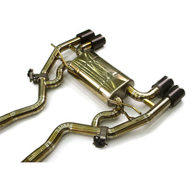 Catback Exhaust for BMW M2 Competition (F87, 2018–2021) – T304 Stainless or Titanium, Dual Midpipes, Remote Valve Control