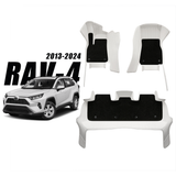 Special for Toyota RAV4(2013-2024) Leather Floor Mat Fully Surrounded By All-Weather Floor Mat