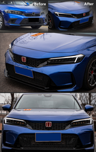 Load image into Gallery viewer, Matrix Lens LED Headlights for 2022-2025 Honda Civic 11th Gen Front Lamp Assembly (Pair)