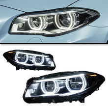 Load image into Gallery viewer, For BMW 5 Series F10 (2011–2017) OEM LCI Style LED Headlights Upgrade Fits – Factory HID Models Only