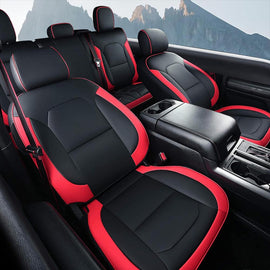 All-inclusive Luxury Premium Leather Car Seat Cover Special For Ford F150 (2015-2023), F250 (2017-2023)