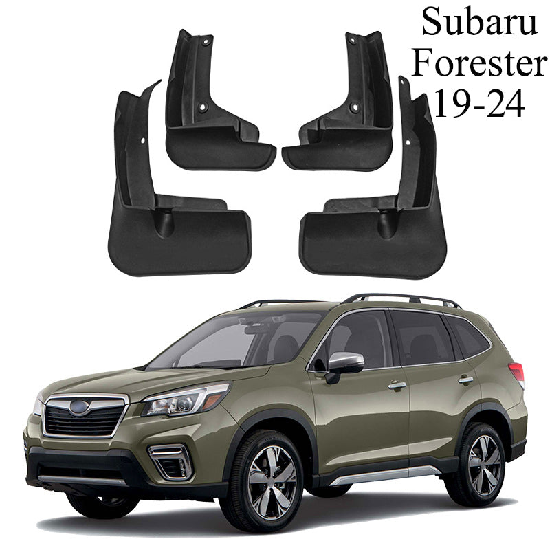 Mud Flaps Splash Guards for 2008-2024 Subaru Forester Front and Rear Fender Flares, 4PCS Accessories