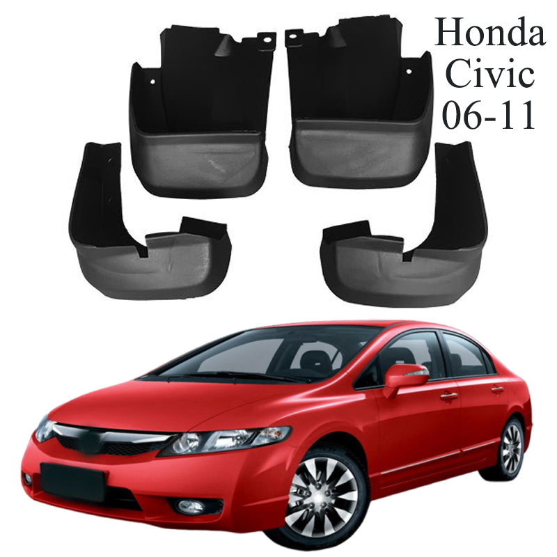 Mud Flaps Mud Guards Fit for 1996-2024 Honda Civic Hatchback Front & Rear Mud Splash Guards Accessories - 4 Pcs