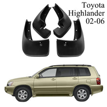 Load image into Gallery viewer, Car Mud Flaps for Toyota Highlander 2002-2024 Mud Flaps Splash Guard Front Rear Mudguards car Splash Guards