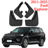 Mud Flaps Kit for Ford Explorer (2011-2025) - Front and Rear Mud Splash Guards, 4-Piece Set