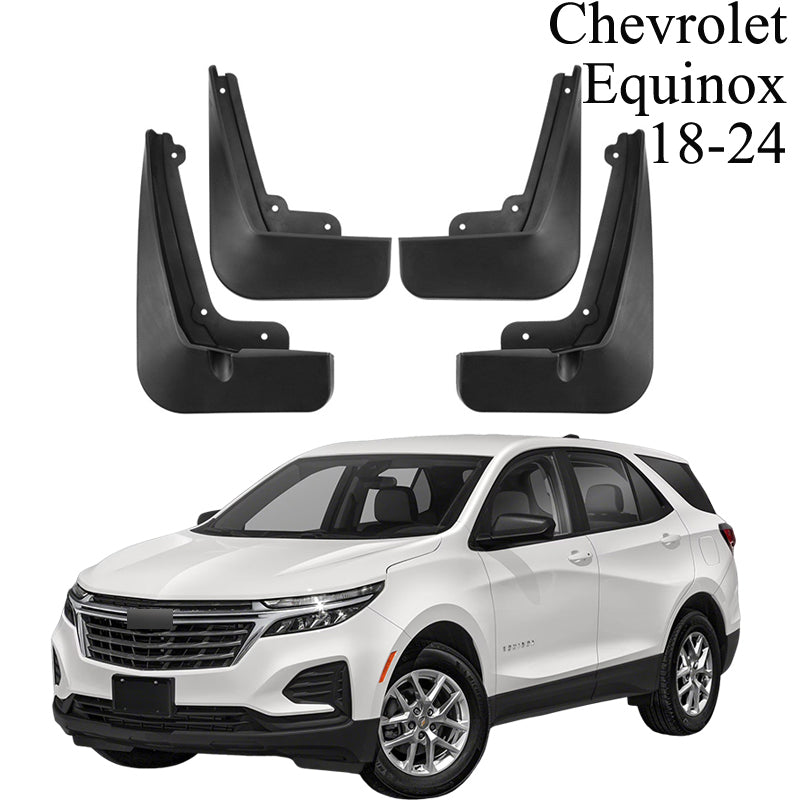 Mud Flaps for Chevrolet Equinox 2018-2024 - Front & Rear Splash Guards (4-Piece Set)