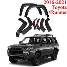 Front & Rear Fender Flares Kit (8-Piece) for 2016-2021 Toyota 4Runner – Excludes Limited Models