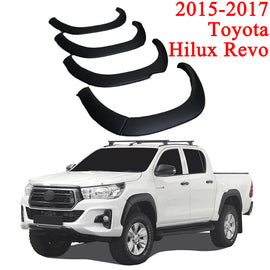 Fender Flares Compatible for 2015-2017 Toyota Hilux Revo Front & Rear Wheel Flares 6 PCS Set