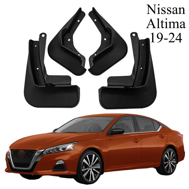 Mud Splash Guards & Flaps Fender Kit for 2019-2024 Nissan Altima - Front and Rear, 4-Piece Set