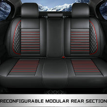 Load image into Gallery viewer, Full Set Car Seat Covers, Universal Leather Seat Covers for Most Cars, SUVs &amp; Trucks – Waterproof Front &amp; Back Protector