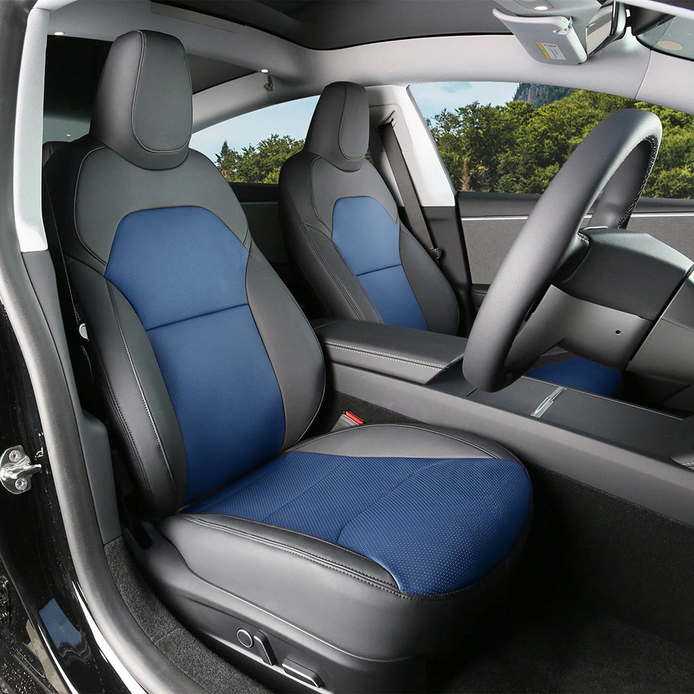 Custom Nappa Leather Seat Covers for Tesla Model 3/Y (Highland/Juniper 2016-2026)