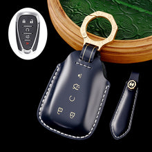 Load image into Gallery viewer, High-End Leather Key Cover Compatible with Chevrolet Malibu, Trailblazer, and Cruze