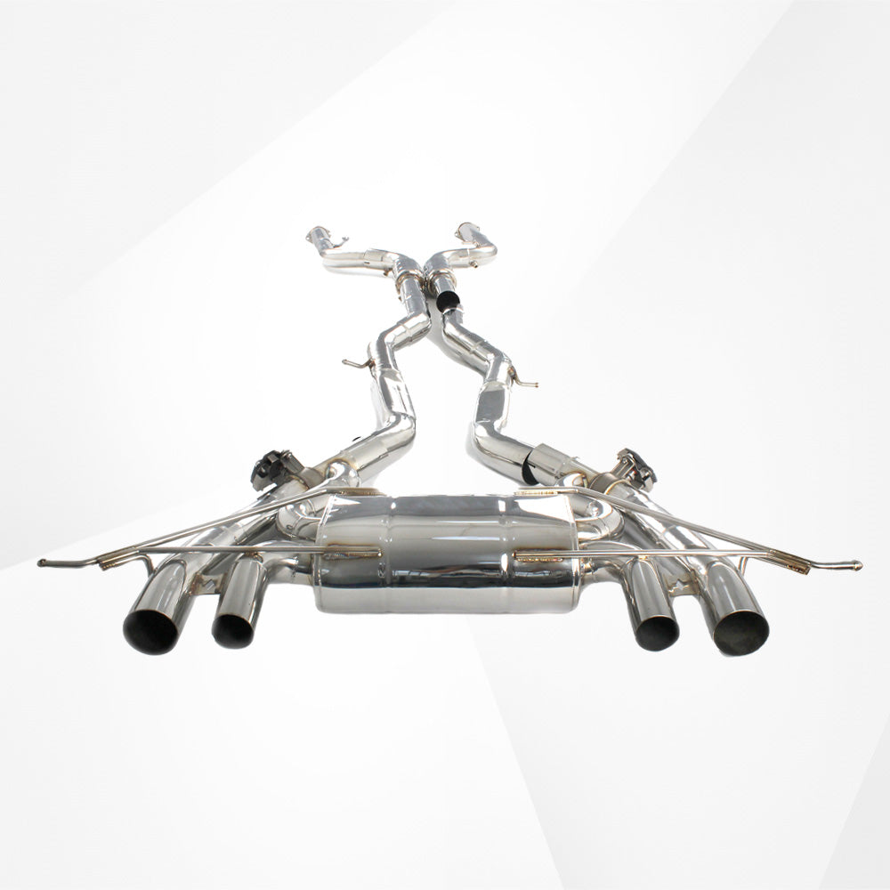 Catback Exhaust for BMW G80 G82 M3/M4 (2021+) – Stainless or Titanium, Dual Midpipes