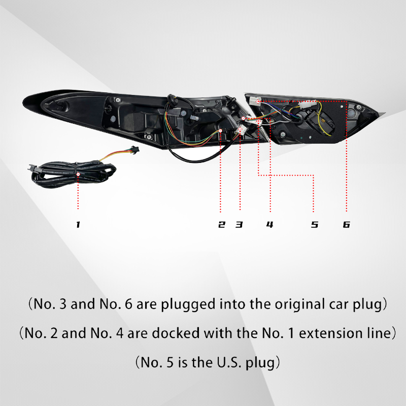 New LED Tail Light Assembly for Toyota Camry 8th Generation 2018 2019 2020 2021 2022 2023 2024