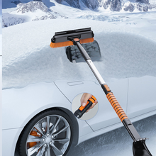 Load image into Gallery viewer, 5 in 1 Ice Shovel and Retractable Snow Brush Emergency Snow Shovel Snow Broom with Foam Handle 180° Rotating Brush Head Snow Shovel for Cars, Trucks, SUVs, Vehicles