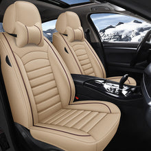 Load image into Gallery viewer, Amancarport Universal Leather Car Seat Covers – 5-Seat Full Set, Waterproof &amp; Luxurious Fit for Most Vehicles