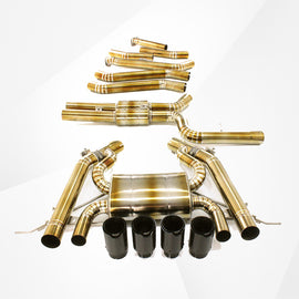 Catback Exhaust for BMW G80 G82 M3/M4 (2021+) – Stainless or Titanium, Dual Midpipes