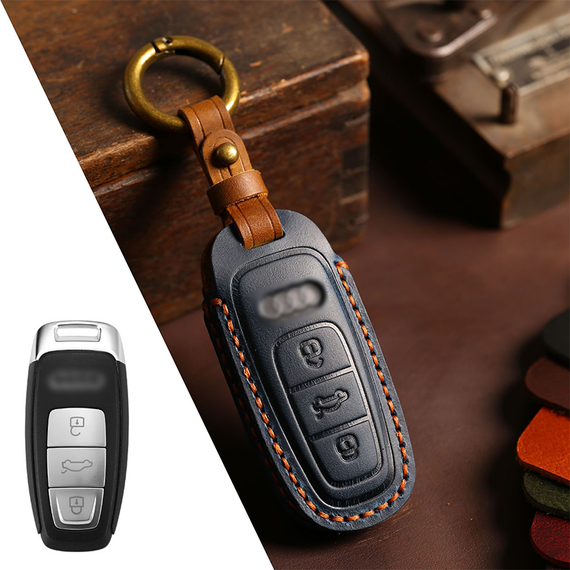 Suitable For New Audi High Quality Leather Key Cover A4L/Q5L/Q7/A4/A5/A6