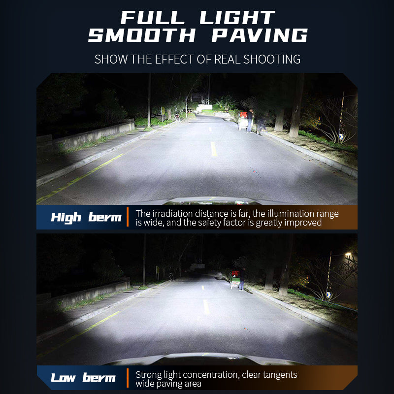 HGH POWER LED Headlight Bulbs, H11/H4/9005 (HB3)/9006 (HB4) Compatible, 140W 65800 LM 6000K (2-Pack)