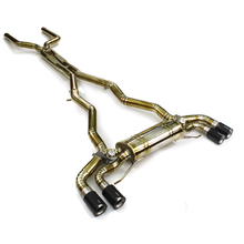 Load image into Gallery viewer, For BMW M5 F90 2018–2021 Titanium Exhaust System with Valve Control – Front &amp; Mid Section Upgrade