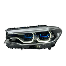 Load image into Gallery viewer, BMW 5 Series G30 LED Headlights (2018–2020) – Yellow &amp; White DRL, Full Assembly