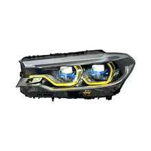Load image into Gallery viewer, BMW 5 Series G30 LED Headlights (2018–2020) – Yellow &amp; White DRL, Full Assembly