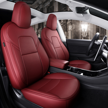 Load image into Gallery viewer, All-Inclusive Customized Tesla Model S/Model X 5-7Seats Alcantara Leather Car Seat Covers Full Set