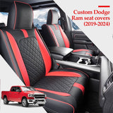 Luxury All-inclusive Car Seat Covers Full Set Custom For Dodge Ram  Compatible with Ram 1500(2019-2024)