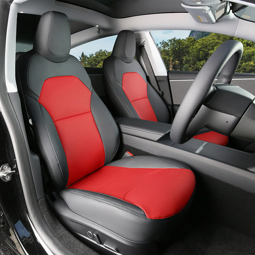 Custom Nappa Leather Seat Covers for Tesla Model 3/Y (Highland/Juniper 2016-2026)
