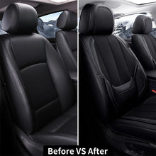 Load image into Gallery viewer, Amancarport Universal Car Seat Covers Breathable Fabric and Leather Fit Most Sedans SUVs and Trucks