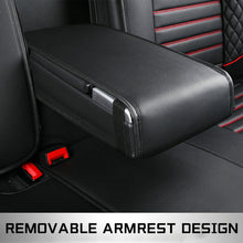 Load image into Gallery viewer, Full Set Car Seat Covers, Universal Leather Seat Covers for Most Cars, SUVs &amp; Trucks – Waterproof Front &amp; Back Protector