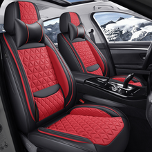 Load image into Gallery viewer, Car Seat Covers Full Set, Leatherette Automotive Cushion Covers for Cars, SUVs, and Pick-up Trucks