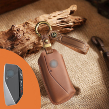 Load image into Gallery viewer, Genuine Leather Key Fob Cover for BMW