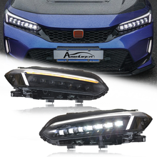 Load image into Gallery viewer, Matrix Lens LED Headlights for 2022-2025 Honda Civic 11th Gen Front Lamp Assembly (Pair)