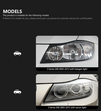 Load image into Gallery viewer, Applicable to 2005-2012 BMW 3 Series E90 LED Lens Headlights Assembly Upgrade Version, Streamer Turn Signal