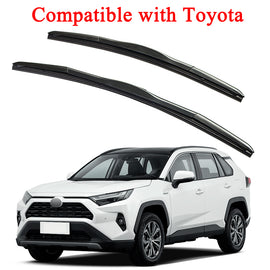 Windshield Wiper Blades (2-Pack) - Exact Fit for Toyota Camry, Corolla, RAV4, Highlander, Tacoma, Tundra, 4Runner