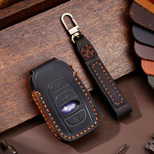 Load image into Gallery viewer, Leather Smart Car Key Cover Case for Subaru Outback, Forester, Impreza, Legacy, and XV