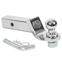 Load image into Gallery viewer, 2&quot; Drop Hitch Receiver Chrome, Pin Lock Trailer Mount 2&quot; Receiver ,1-7/8&quot; Ball