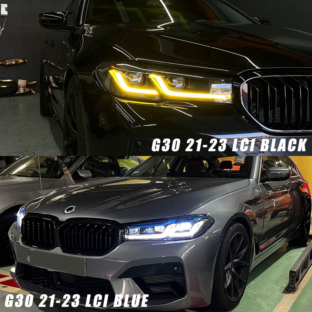 Laser Style LED Headlights for BMW G30 5 Series 2018-2023 LCI/Pre-LCI