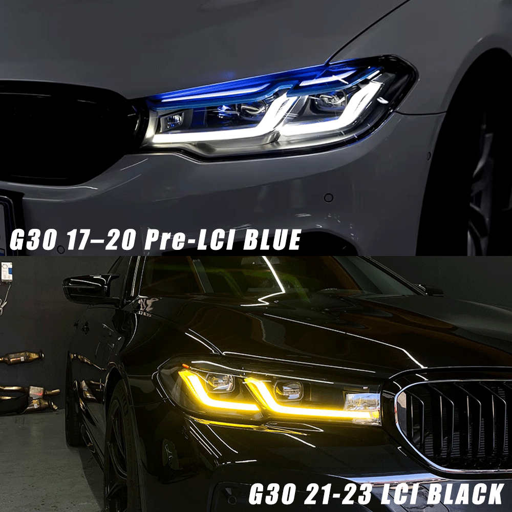 Laser Style LED Headlights for BMW G30 5 Series 2018-2023 LCI/Pre-LCI