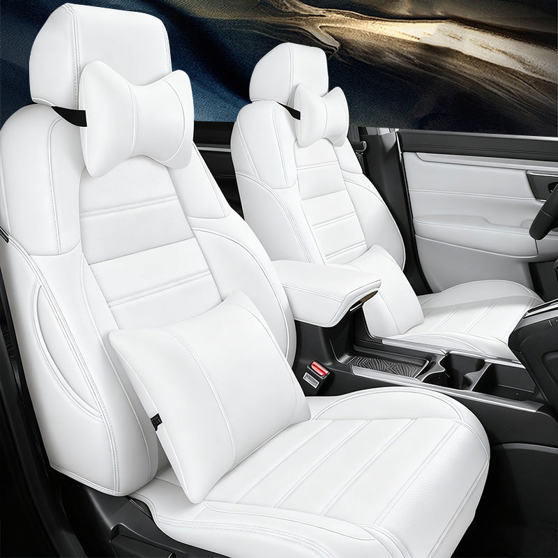 Custom Fit Leather Seat Covers for Honda CR-V (2012–2026) – Full Set, Waterproof & Child Seat Compatible