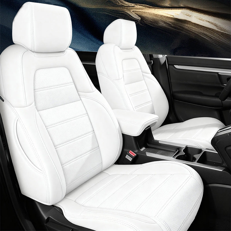 Custom Fit Leather Seat Covers for Honda CR-V (2012–2026) – Full Set, Waterproof & Child Seat Compatible