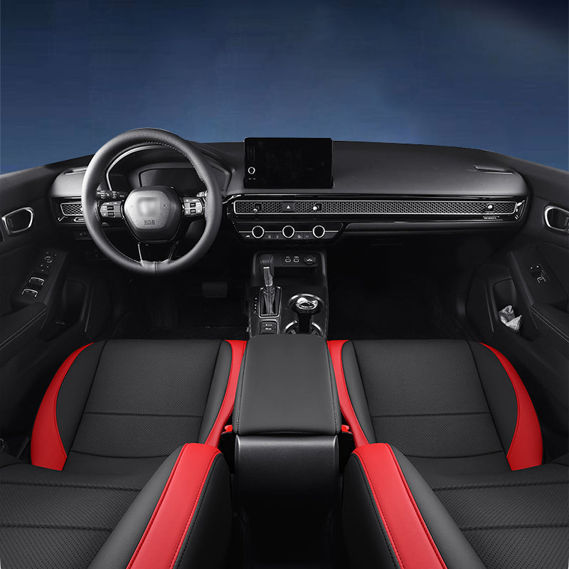 Luxury Leather Car Seat Cover Full Set For Honda Civic (2022-2025)