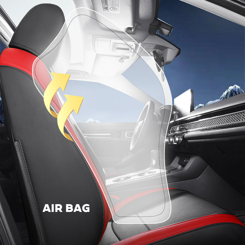 Luxury Leather Car Seat Cover Full Set For Honda Civic (2022-2025)