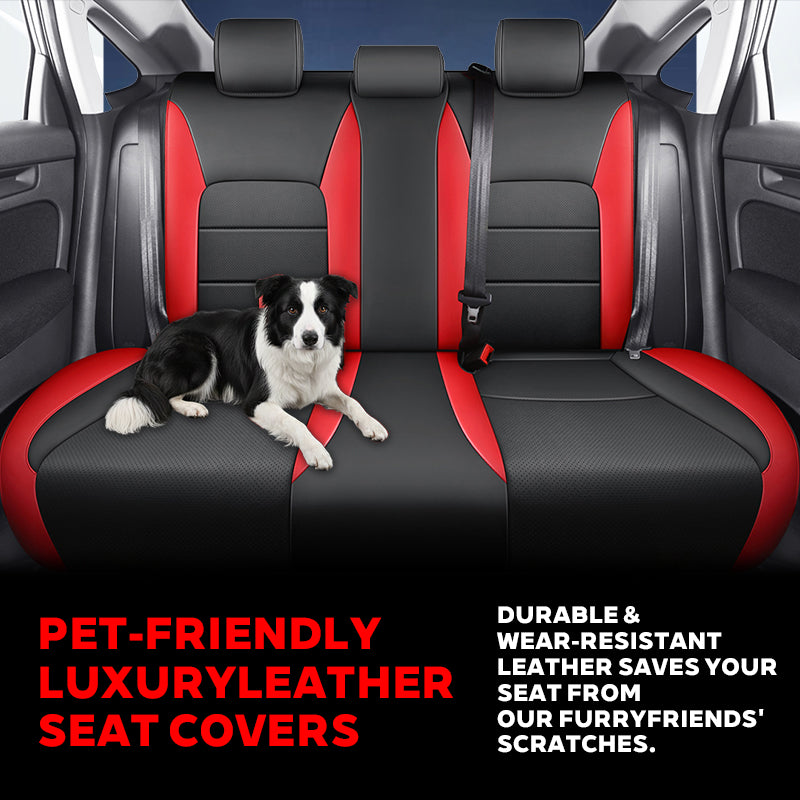 Luxury Leather Car Seat Cover Full Set For Honda Civic (2022-2025)