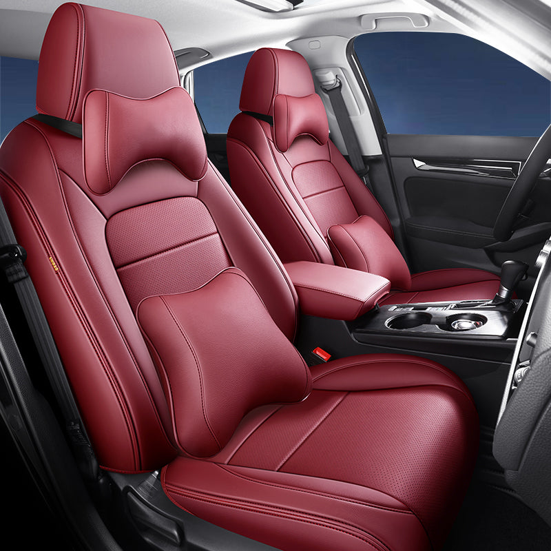 Luxury Leather Car Seat Cover Full Set For Honda Civic (2022-2025)