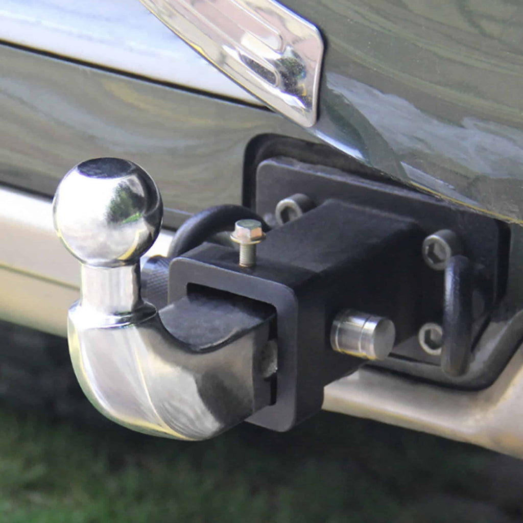 2-Inch Ball Trailer Hitch Receiver, Car Modified Trailer Hook Trailer Rear Bumper Trailer Lock